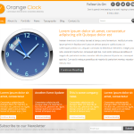 Orange Clock